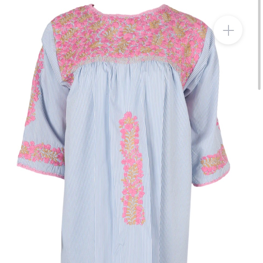 Mi Golondrina GORGEOUS Flores 3/4 Sleeve Dress